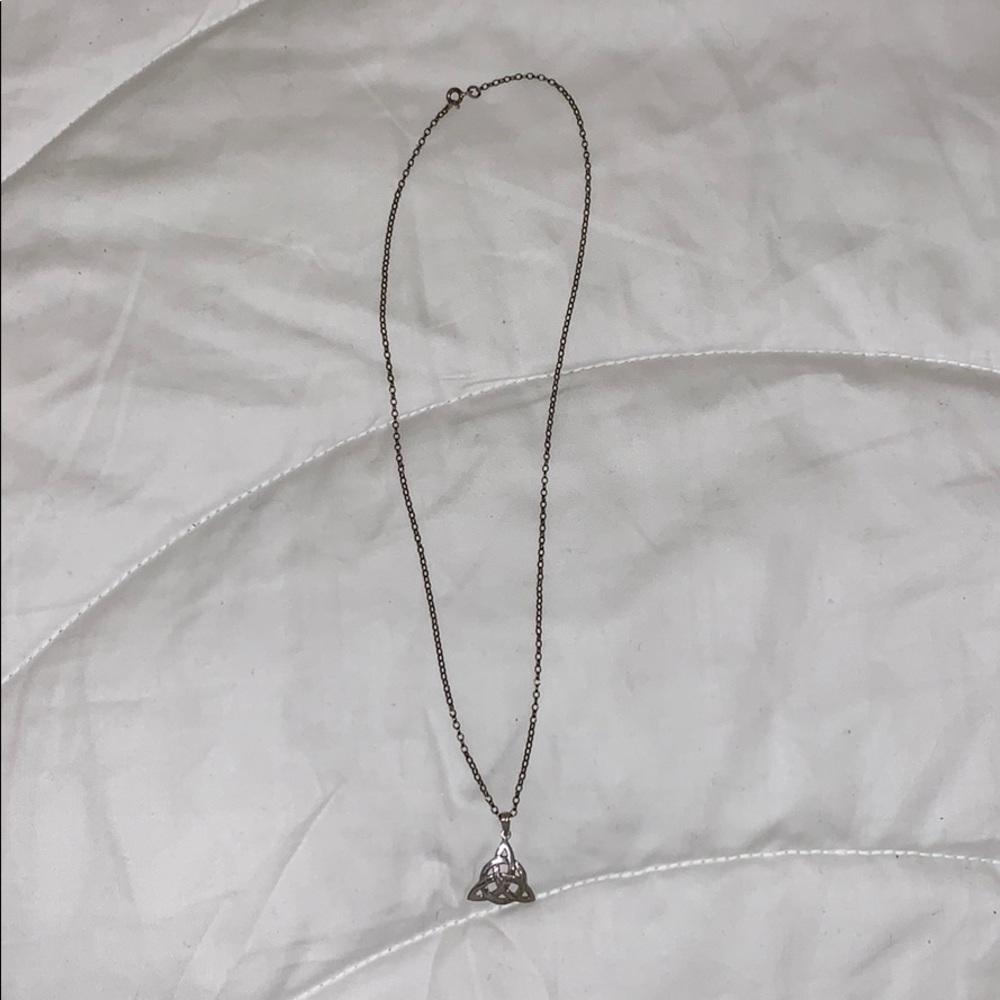 Celtic triangle necklace